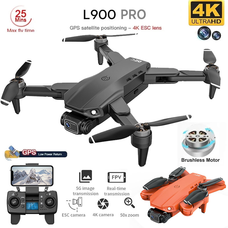 Drone Camera Professional - L900 pro gps drone 4k profissional