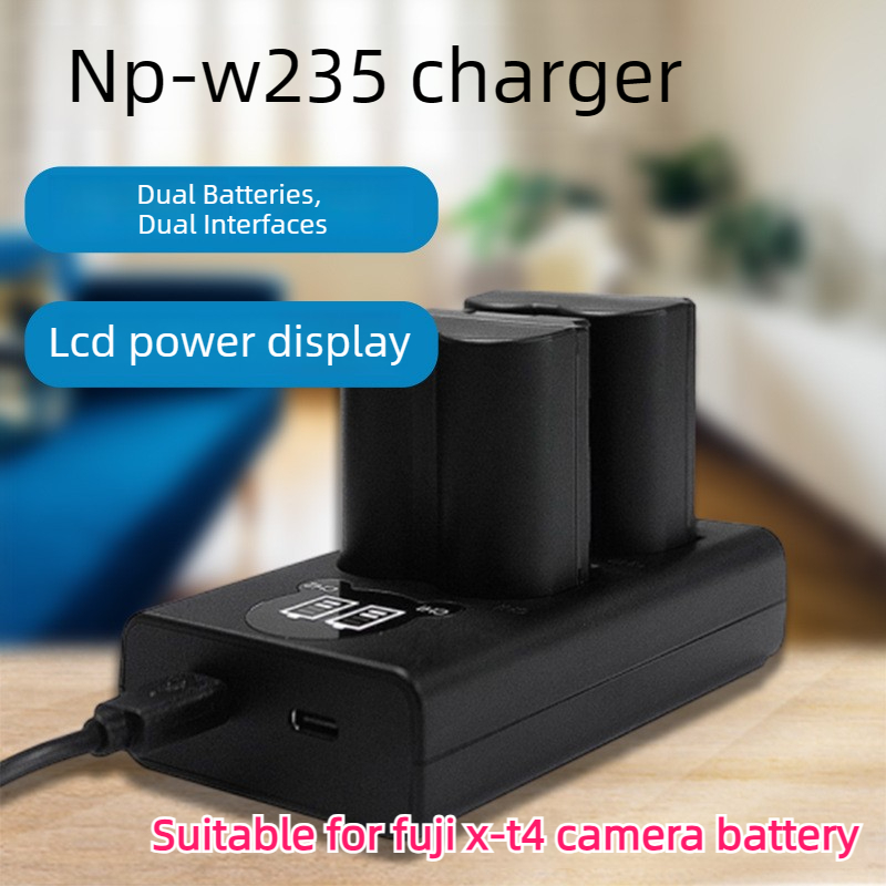 Drone Camera Action - 2200mAh NP-W235 NP W235 Bateria LCD