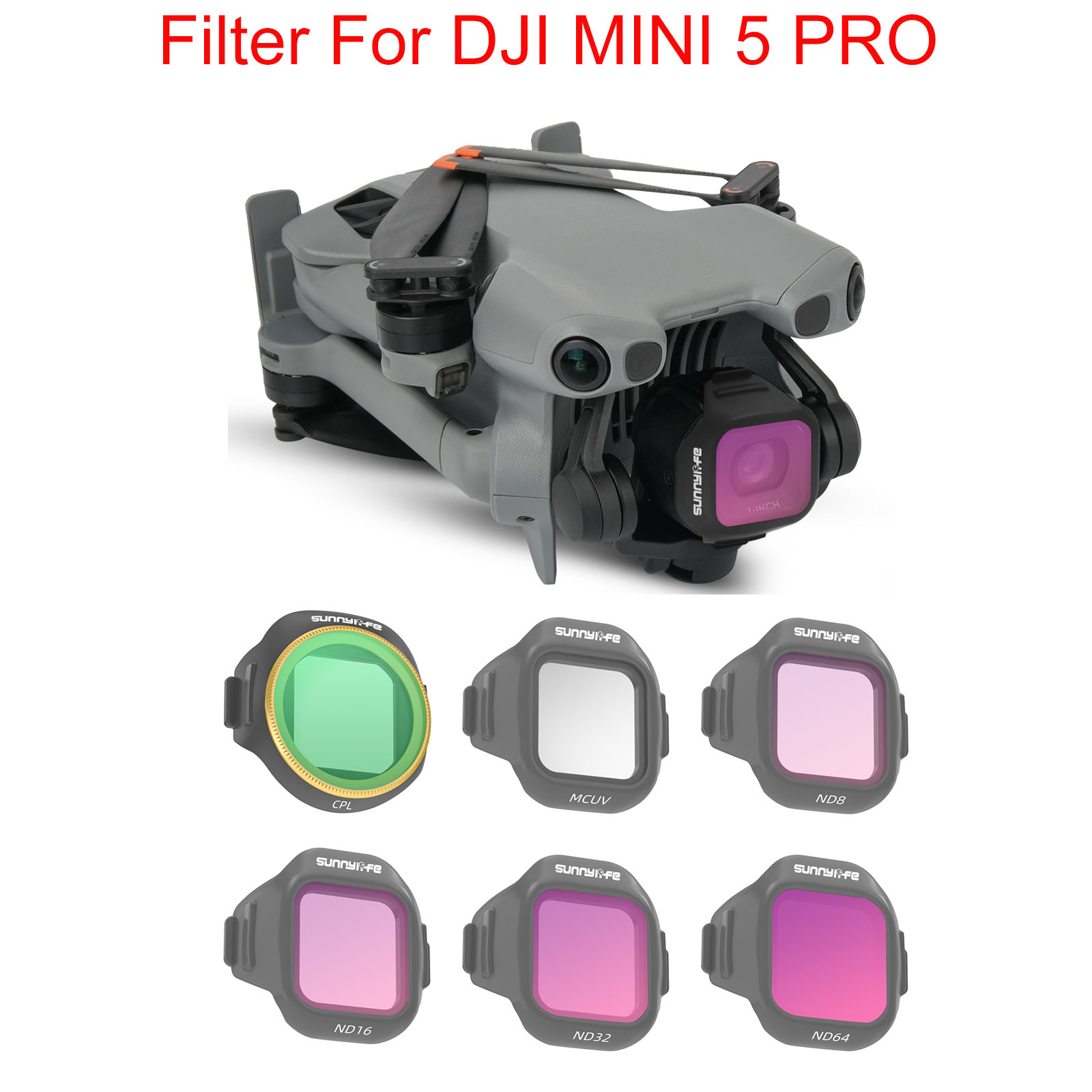 Drone Camera Filter - Filtro de drone para dji mini