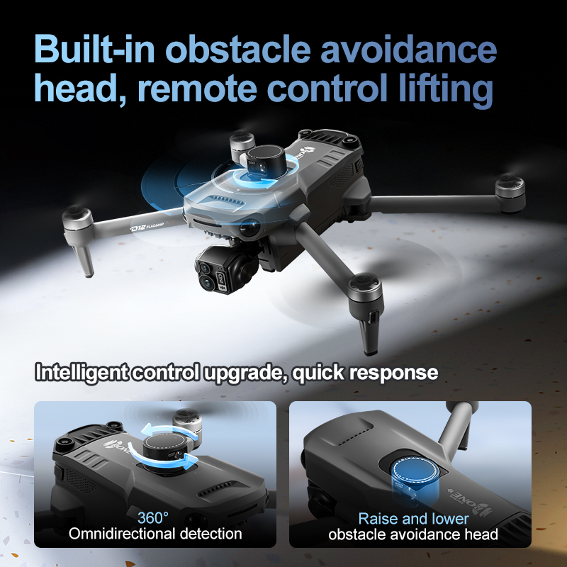 Drone RC Quadricóptero 8K com  - Drone Camera Night Vision avaliação e preço