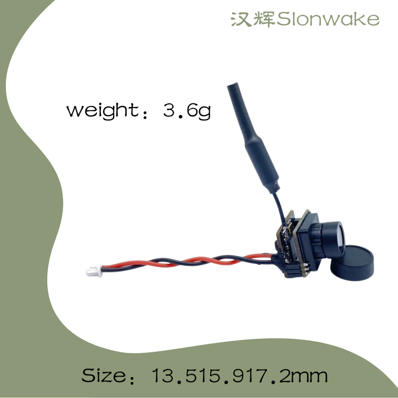 Slonwake 5.8G 48CH 25mW FPV VT - Drone Camera Wide Angle avaliação e preço