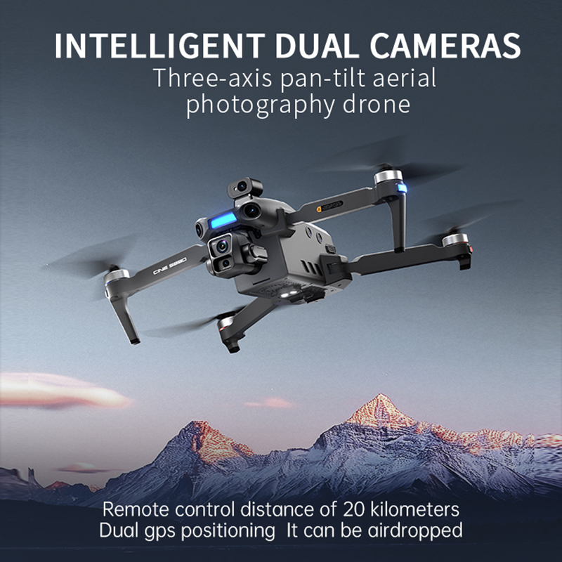 Novo Drone 8K com Câmera Dupla - Drone Camera Lens avaliação e preço