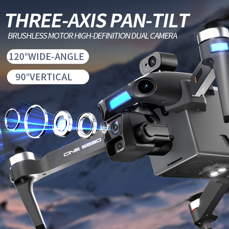 Novo Drone 8K com Câmera Dupla - Drone Camera Lens avaliação e preço