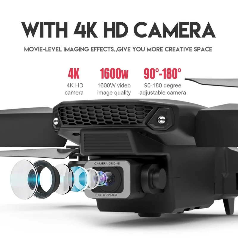 E88 probigent dobrável drone s - Drone Camera Wide Angle avaliação e preço