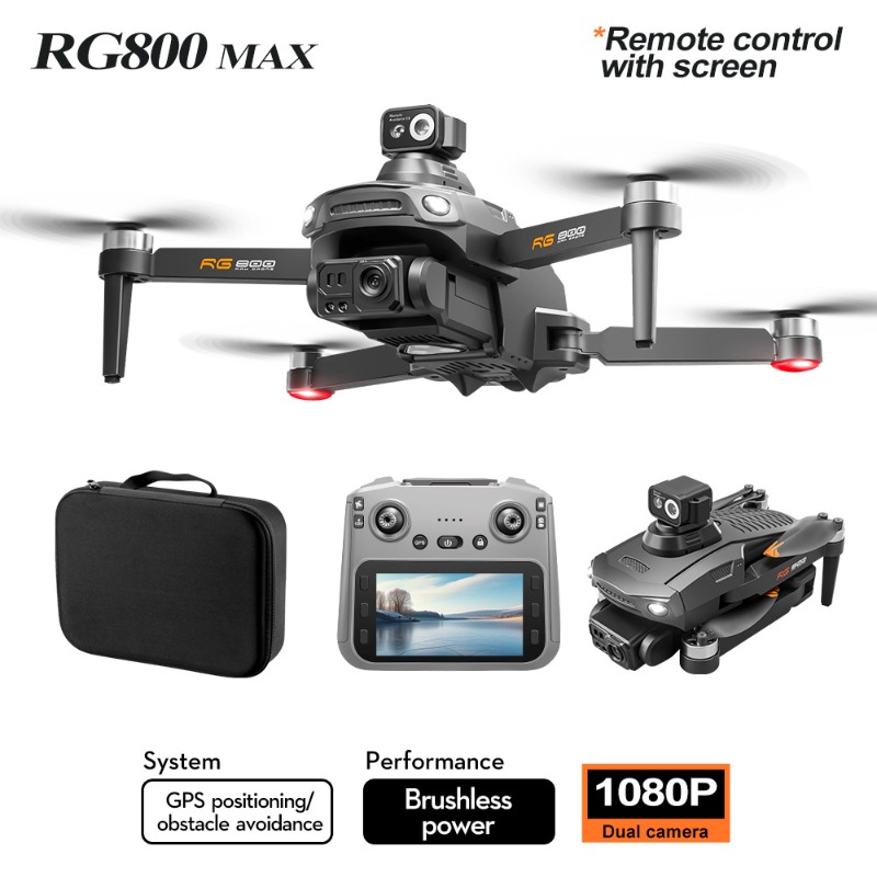 Novo drone rg800 max 1080p câm - Drone Camera With Gimbal avaliação e preço