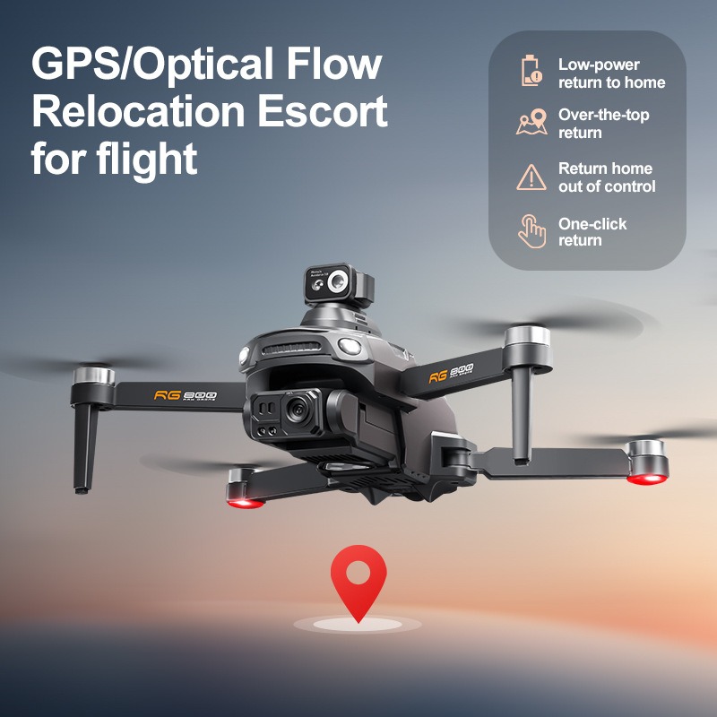 Novo drone rg800 max 1080p câm - Drone Camera With Gimbal avaliação e preço